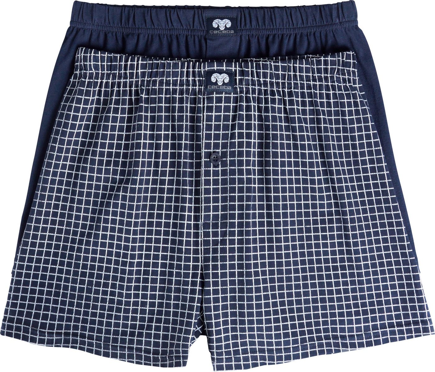 CECEBA Boxershorts Bio Herren-Boxershorts 2er-Pack Single-Jersey Uni CECEBA Boxershorts Bio Herren-Boxershorts 2er-Pack Single-Jersey Uni von CECEBA