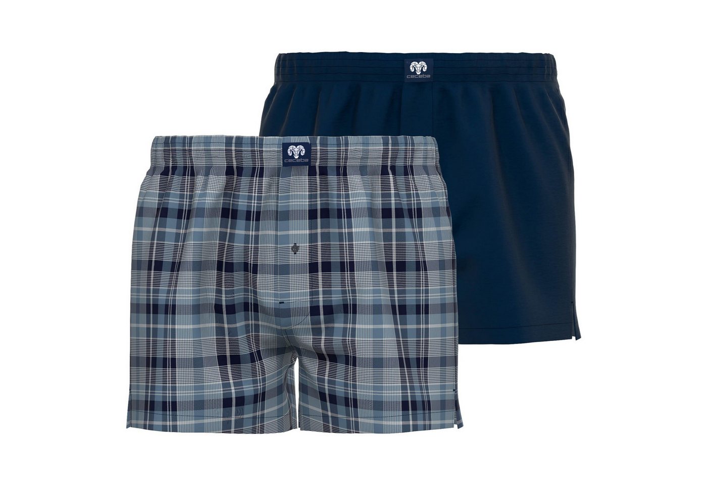 CECEBA Boxershorts Herren Web-Boxershorts 2er Pack Baumwolle (Packung, 2er Pack) von CECEBA