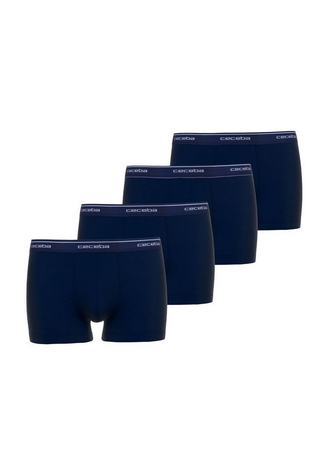 CECEBA Boxershorts Monza (Set, 4-St) Logo-Bund, Baumwoll-Stretch, 7er Pack von CECEBA
