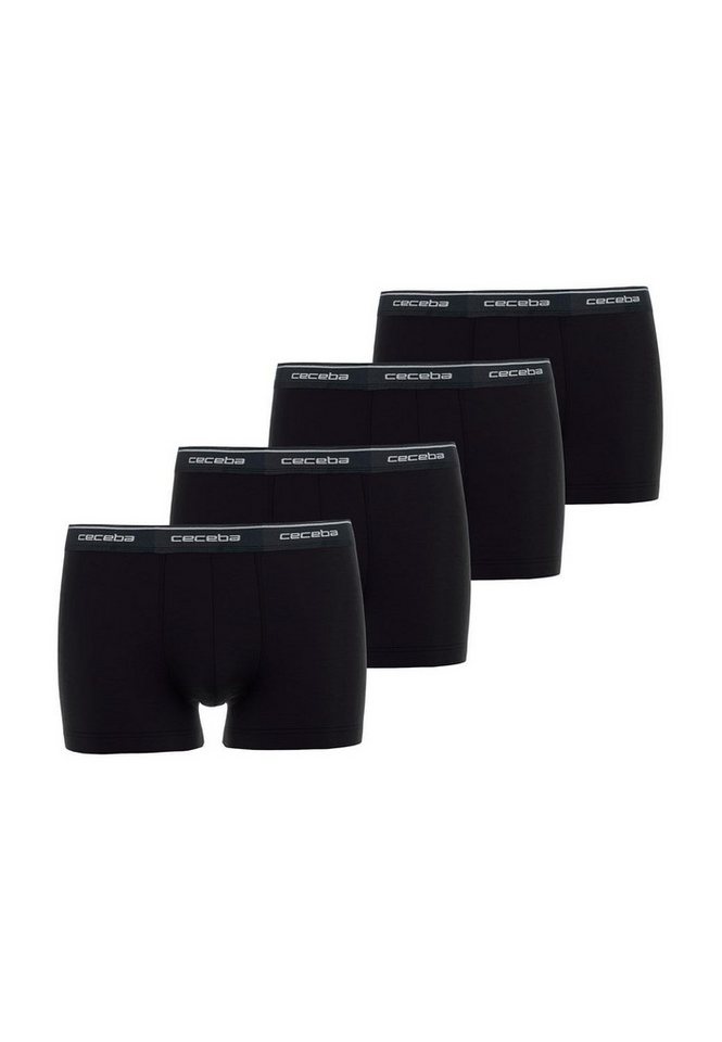CECEBA Boxershorts Monza (Set, 4-St) Logo-Bund, Baumwoll-Stretch, 7er Pack von CECEBA