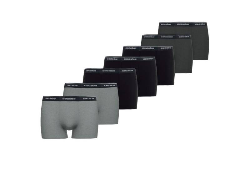 CECEBA Boxershorts Monza (Set, 7-St) Logo-Bund, Baumwoll-Stretch, 7er Pack von CECEBA