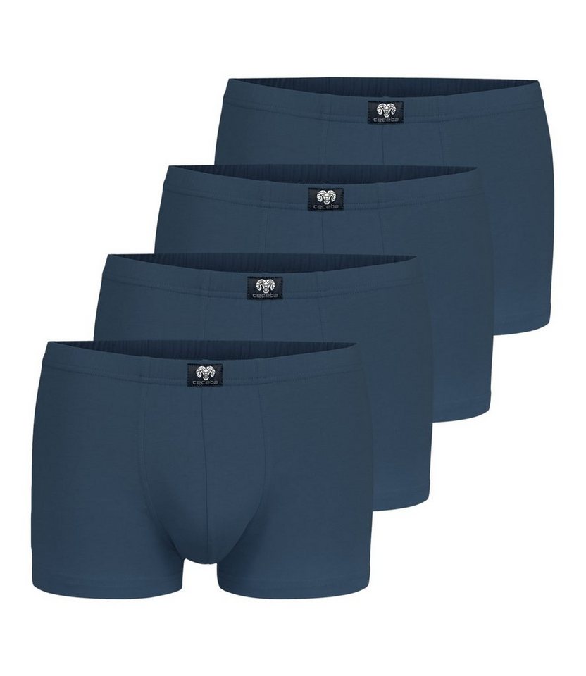 CECEBA Boxershorts enganliegende Trunks (4-St) von CECEBA