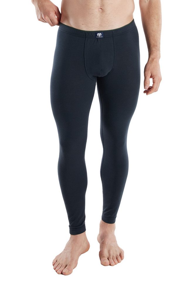 CECEBA Lange Unterhose CECEBA Herren lange Unterhose blau quergestreift (1-St) von CECEBA