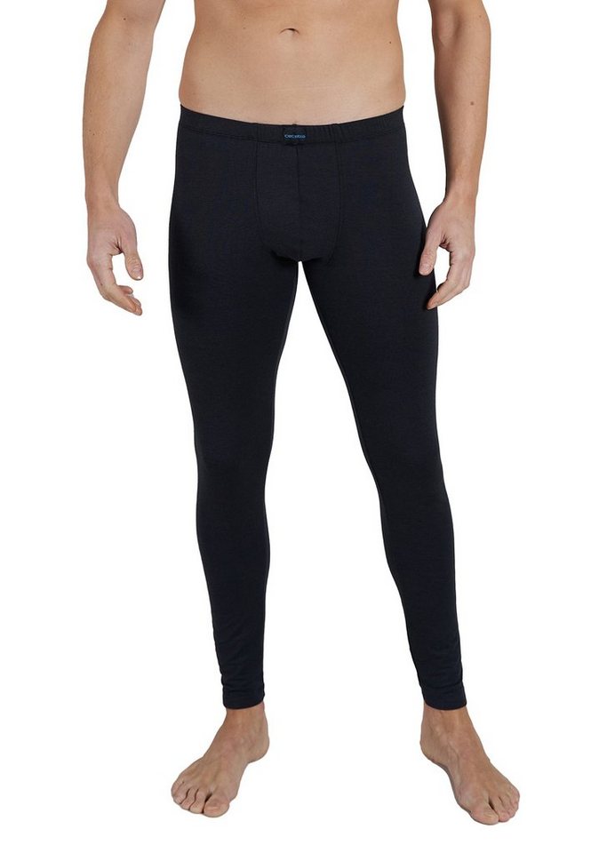 CECEBA Lange Unterhose CECEBA Herren lange Unterhose schwarz (1-St) von CECEBA