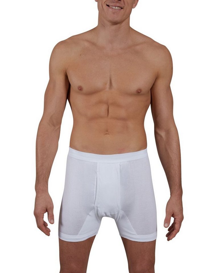 CECEBA Langer Boxer Feinripp 0042 m.E. - in reiner natürlicher Baumwoll-Qualität von CECEBA