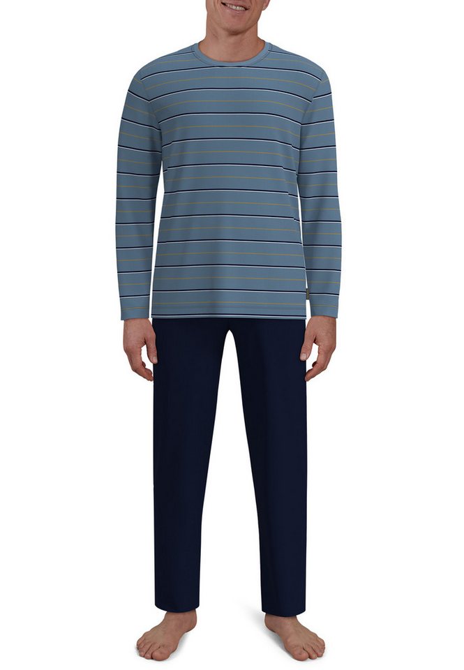 CECEBA Pyjama CECEBA Herren Pyjama blau quergestreift (1 tlg) von CECEBA