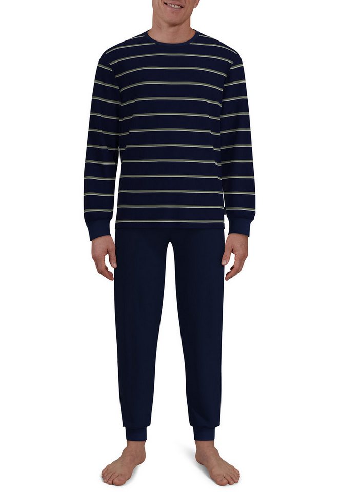 CECEBA Pyjama CECEBA Herren Pyjama blau quergestreift (1 tlg) von CECEBA