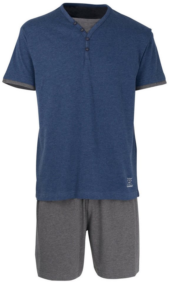 CECEBA Pyjama Herren Schlafanzug Auch in großen Größen Baumwolle von CECEBA