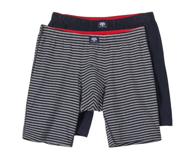 CECEBA Retro Pants Ceceba 2er-Pack Longpants Übergröße navy/gestreift (Packung, 2-St., 2er-Pack) von CECEBA