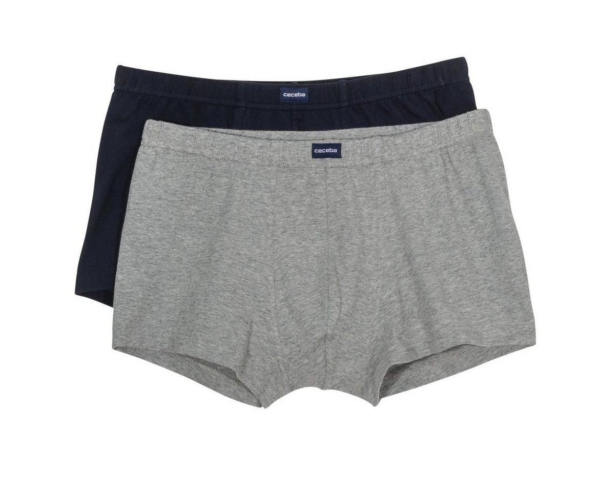 CECEBA Retro Pants Ceceba 2er-Pack Pants Übergröße navy/grau melange (Packung, 2-St., 2er-Pack) von CECEBA