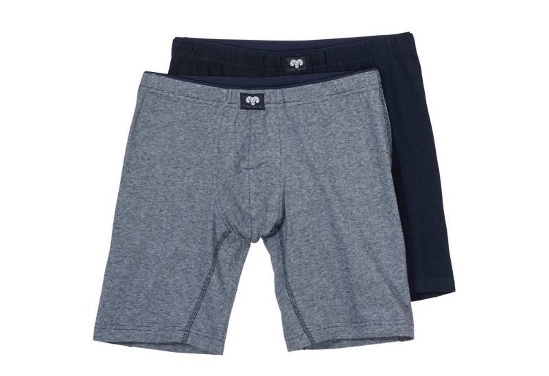 CECEBA Retro Pants Ceceba 2er-Pack Longpants Übergröße navy/geringelt von CECEBA