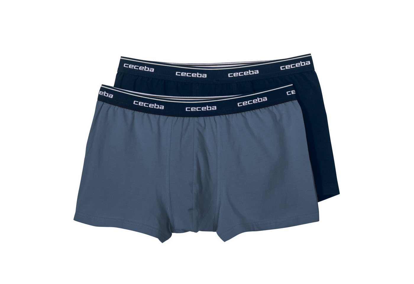 CECEBA Retro Pants Ceceba 2er-Pack Pants Übergröße graublau/navy (Spar-Pack, 2-St., 2er-Pack) von CECEBA