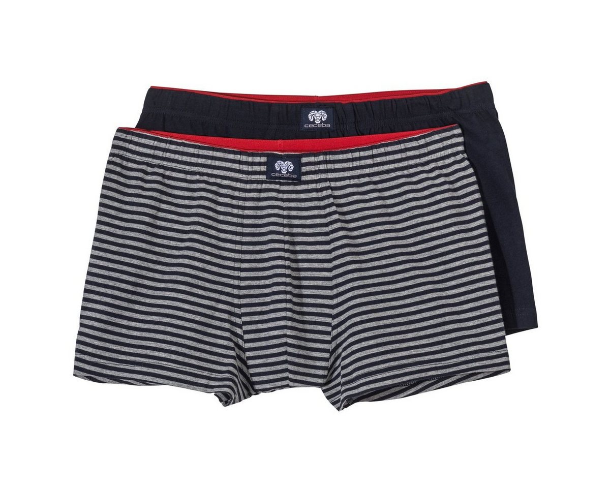 CECEBA Retro Pants Ceceba 2er-Pack Pants Übergröße navy/gestreift (Packung, 2-St., 2er-Pack) von CECEBA
