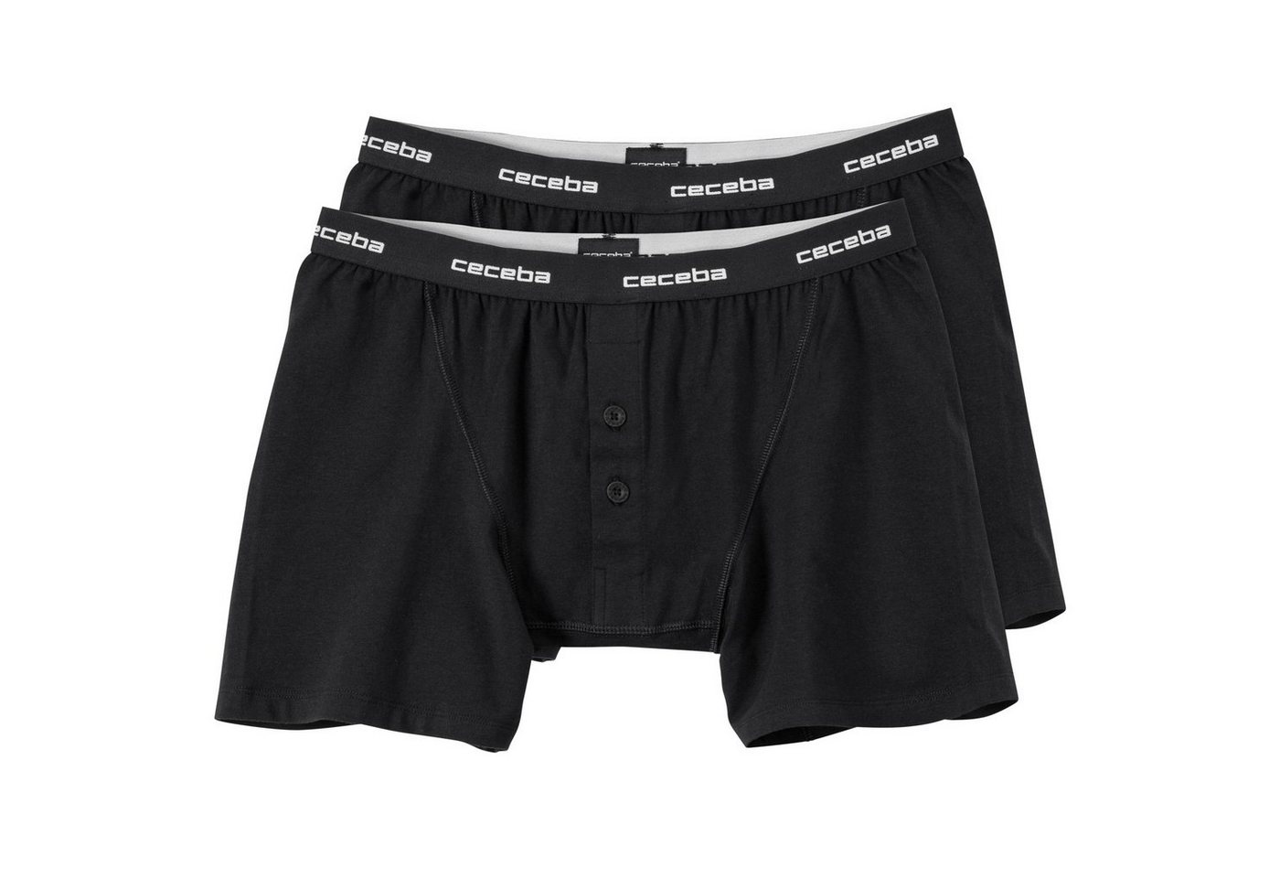 CECEBA Retro Pants Ceceba 2er-Pack Übergrößen Stretch-Pants schwarz (Spar-Pack, 2-St., 2er-Pack) von CECEBA