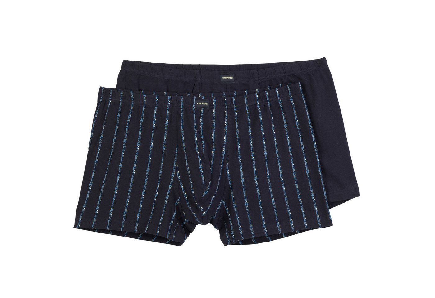 CECEBA Retro Pants Ceceba 2er-Pack Pants schwarz/gemustert Übergröße (Spar-Pack, 2-St., 2er-Pack) von CECEBA