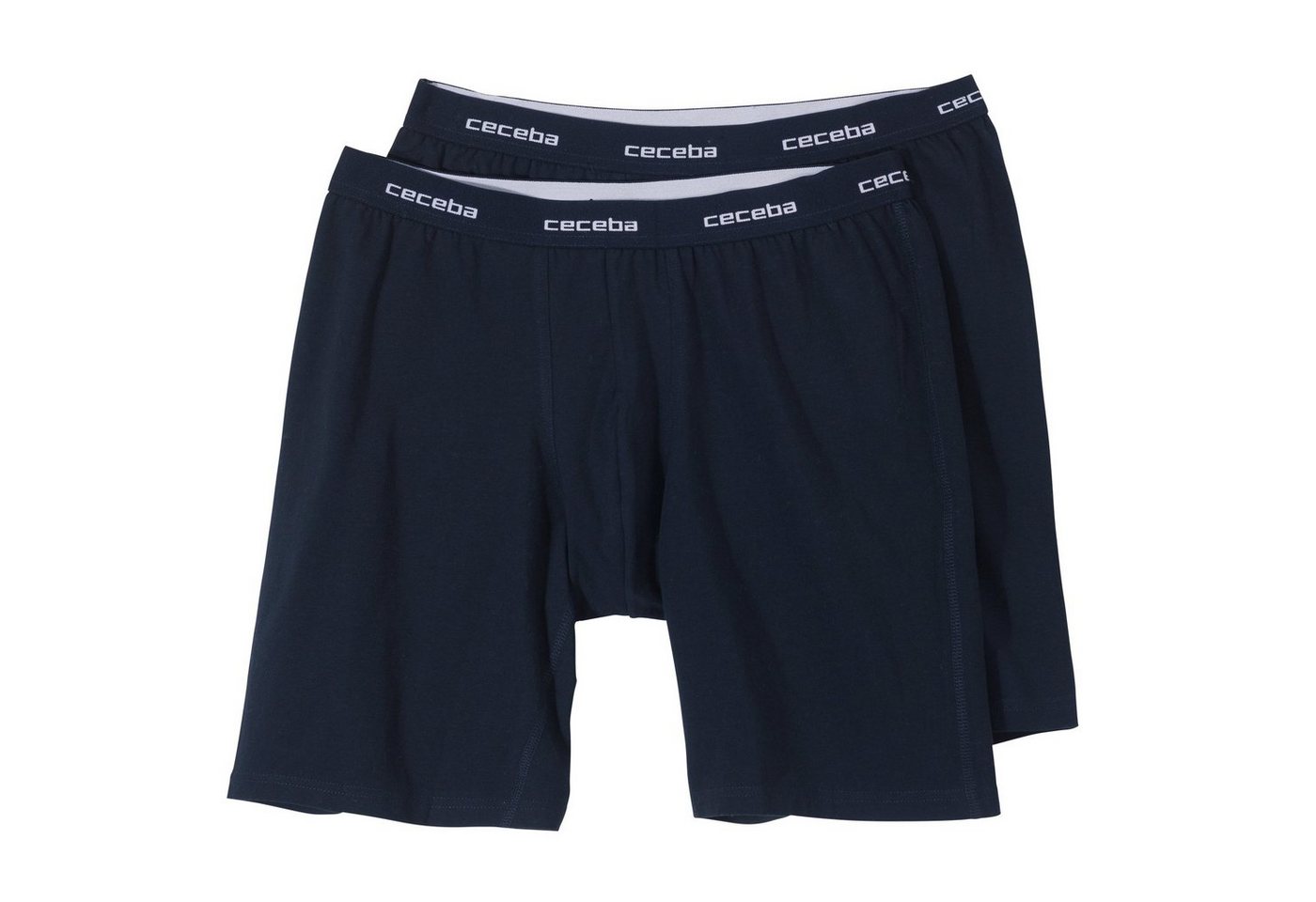CECEBA Retro Pants Ceceba 2er-Pack Pants längeres Bein navy Übergröße (Spar-Pack, 2-St., 2er-Pack) von CECEBA