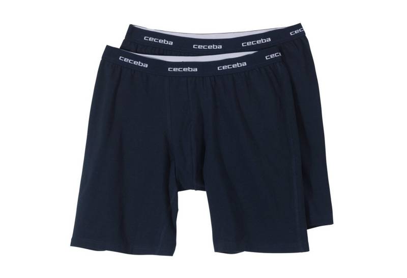 CECEBA Retro Pants Ceceba 2er-Pack Pants längeres Bein navy Übergröße (Spar-Pack, 2-St., 2er-Pack) von CECEBA