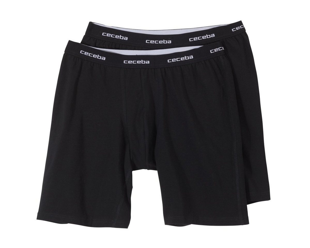 CECEBA Retro Pants Ceceba 2er-Pack Pants längeres Bein schwarz XXL (Packung, 2-St., 2er-Pack) von CECEBA