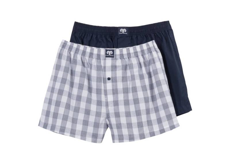 CECEBA Retro Pants Ceceba 2er-Pack Web-Boxershorts XXL navy/weiß kariert (Spar-Pack, 2-St., 2er-Pack) von CECEBA