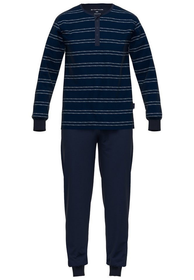 CECEBA Schlafanzug TOM TAILOR Herren Lange-Hose kariert 1er Pack von CECEBA