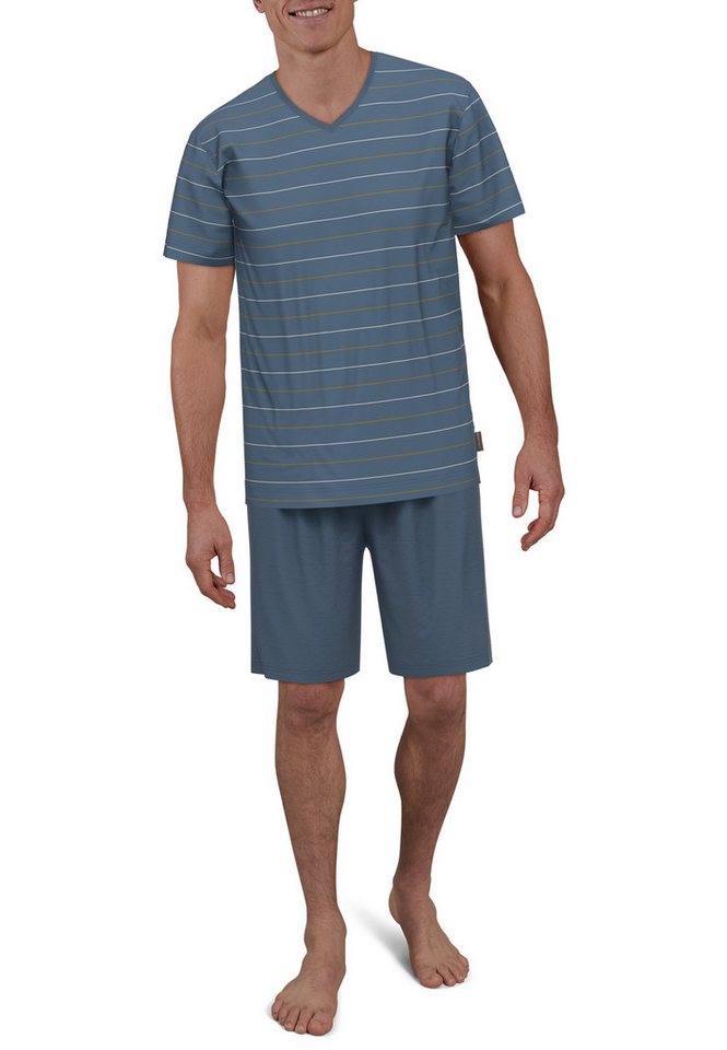 CECEBA Shorty CECEBA Herren Shorty blau quergestreift (1 tlg) von CECEBA