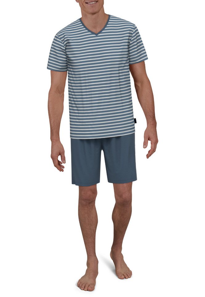 CECEBA Shorty CECEBA Herren Shorty blau quergestreift (1 tlg) von CECEBA