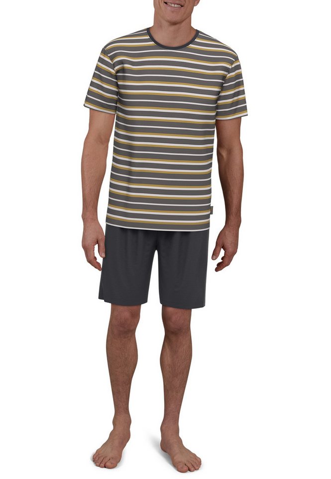 CECEBA Shorty CECEBA Herren Shorty grau quergestreift (1 tlg) von CECEBA