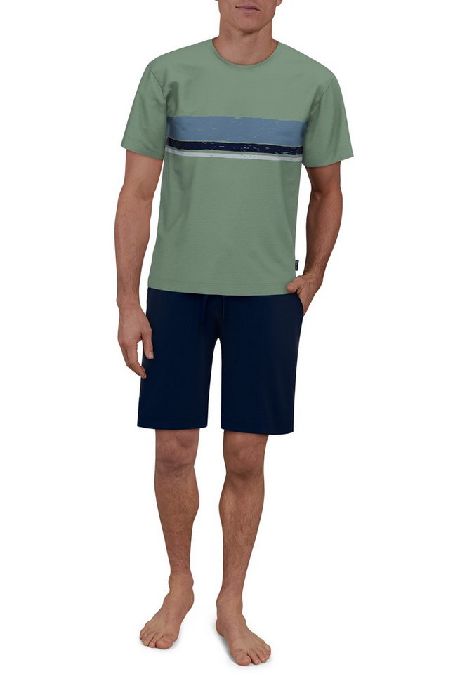 CECEBA Shorty CECEBA Herren Shorty grün uni (1 tlg) von CECEBA