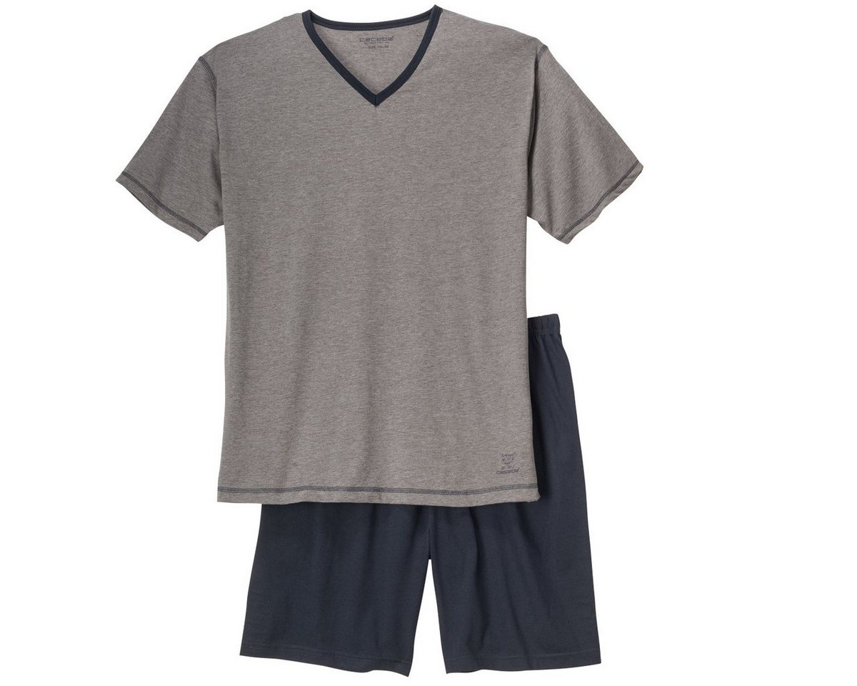 CECEBA Shorty Ceceba Shorty grau melange/navy große Größen (2 tlg) von CECEBA