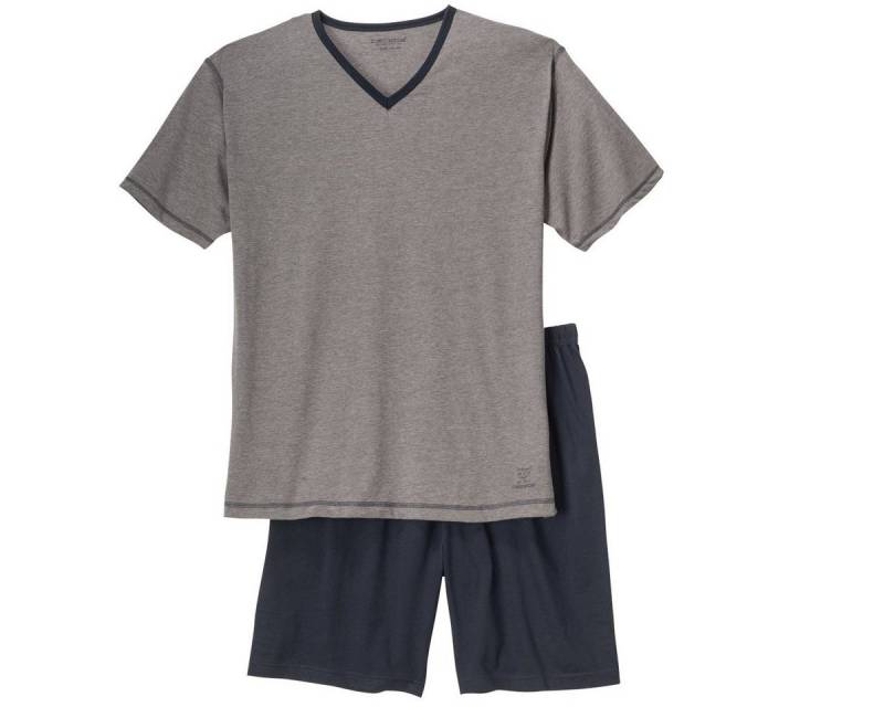 CECEBA Shorty Ceceba Shorty grau melange/navy große Größen (2 tlg) von CECEBA