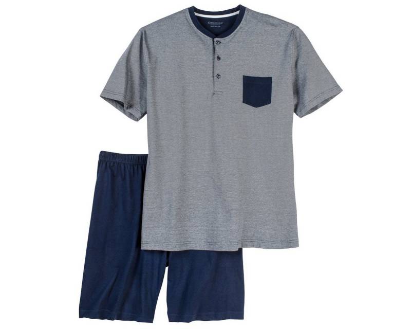 CECEBA Shorty Ceceba kurzer Schlafanzug XXL navy melange (2 tlg) von CECEBA