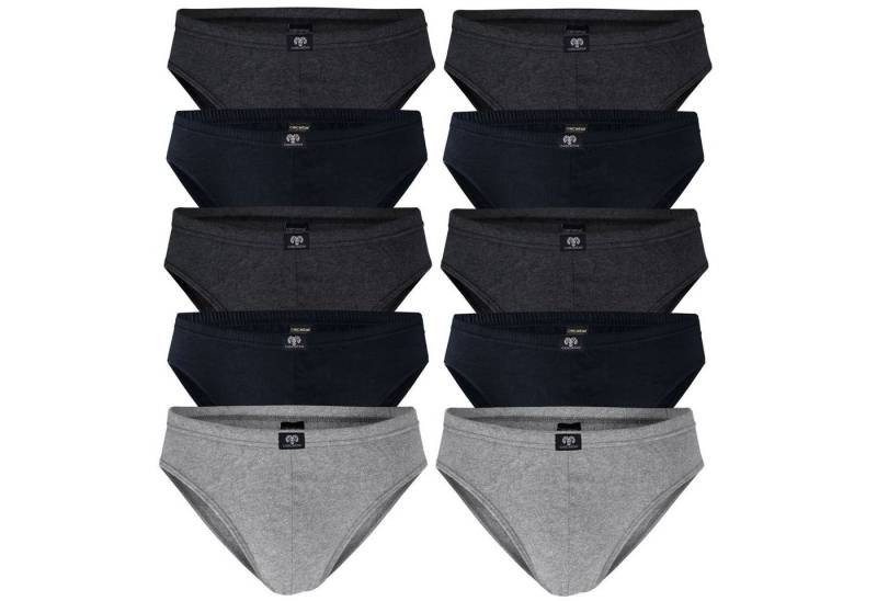 CECEBA Slip (10-St) ohne Eingriff, doppelter Frontbereich, körpernaher Schnitt, 10er Pack von CECEBA