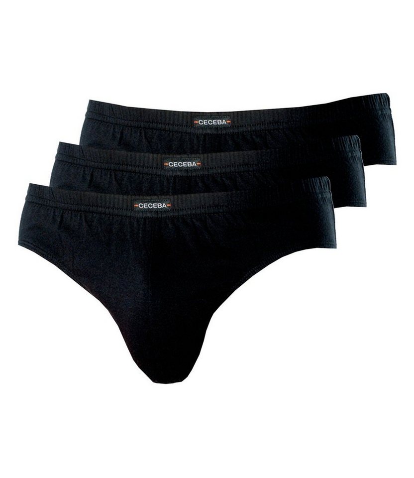 CECEBA Slip Brief (3-St) mit Logo auf dem Bund von CECEBA