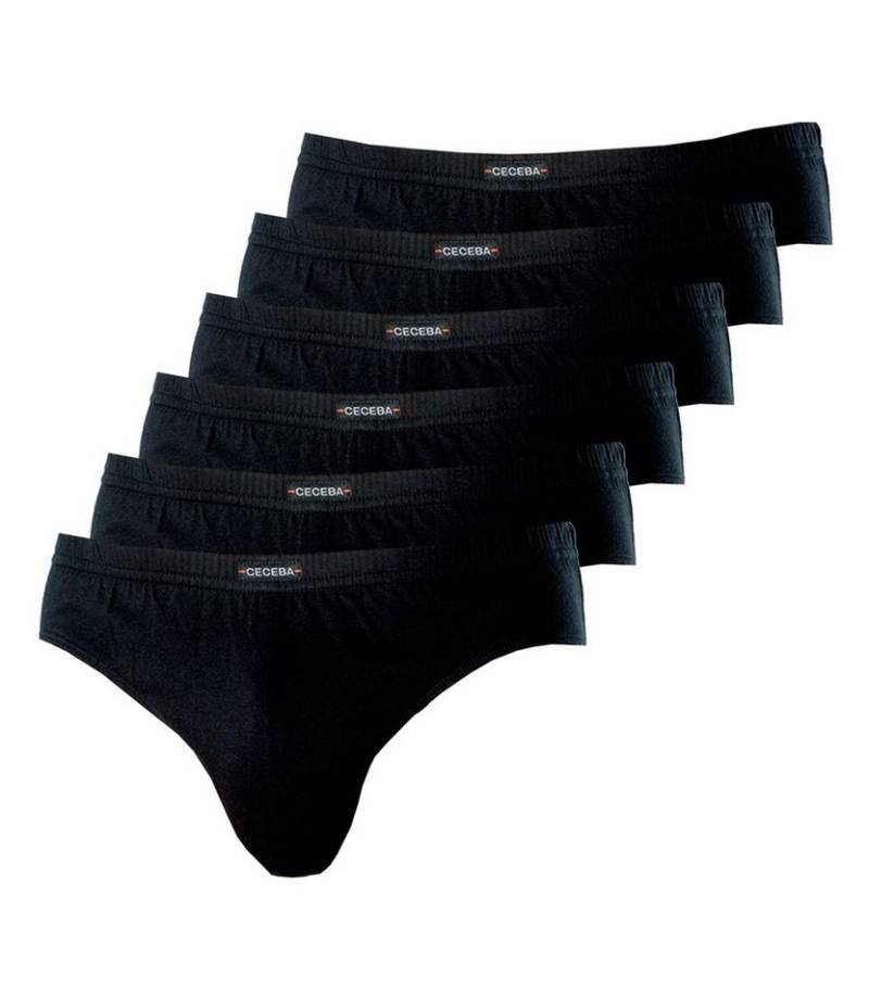 CECEBA Slip Brief (6-St) mit Logo auf dem Bund von CECEBA