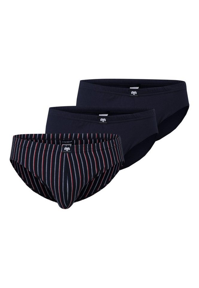CECEBA Slip CECEBA Herren Slip blau längsgestreift 3er Pack (3-St) von CECEBA