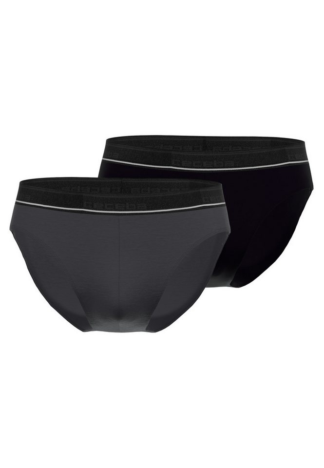 CECEBA Slip CECEBA Herren Slip grau uni 2er Pack (2-St) von CECEBA