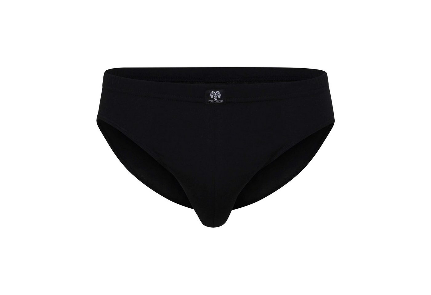 CECEBA Slip CECEBA Herren Slip schwarz uni 5er Pack (5-St) von CECEBA