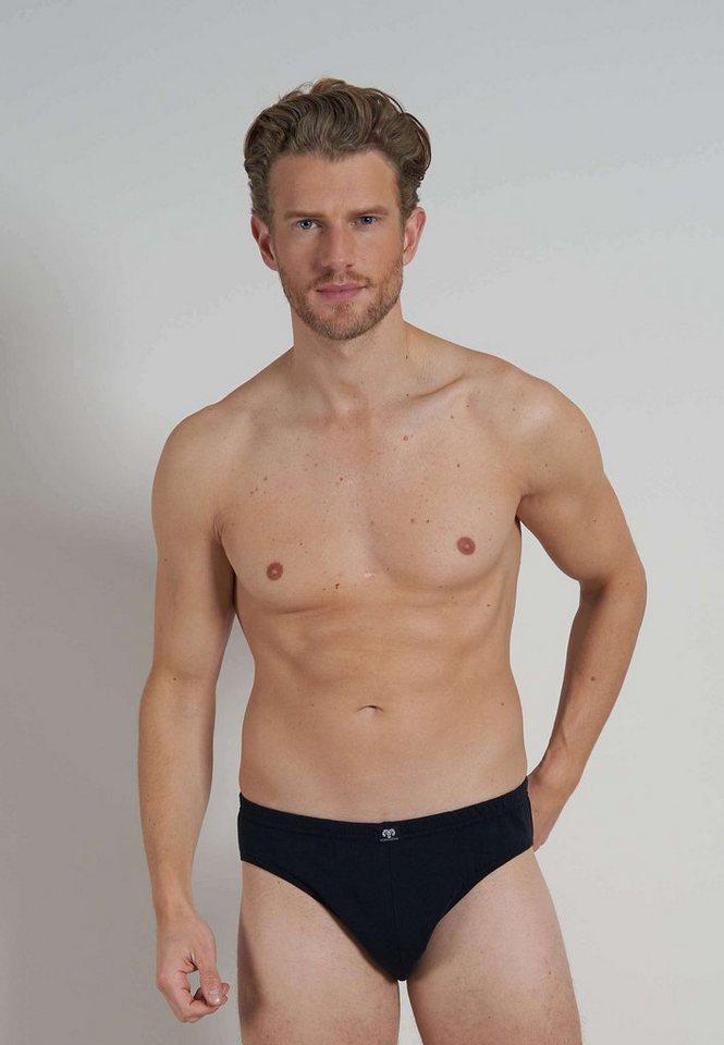 CECEBA Slip CECEBA Herren Sport-Slip schwarz uni 7er Pack (7-St) von CECEBA