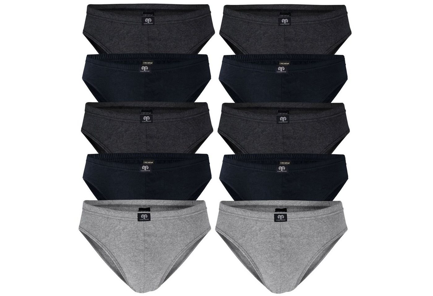 CECEBA Slip Challenger (10-St) schlichtes Design, körpernaher Schnitt im 10er Pack von CECEBA