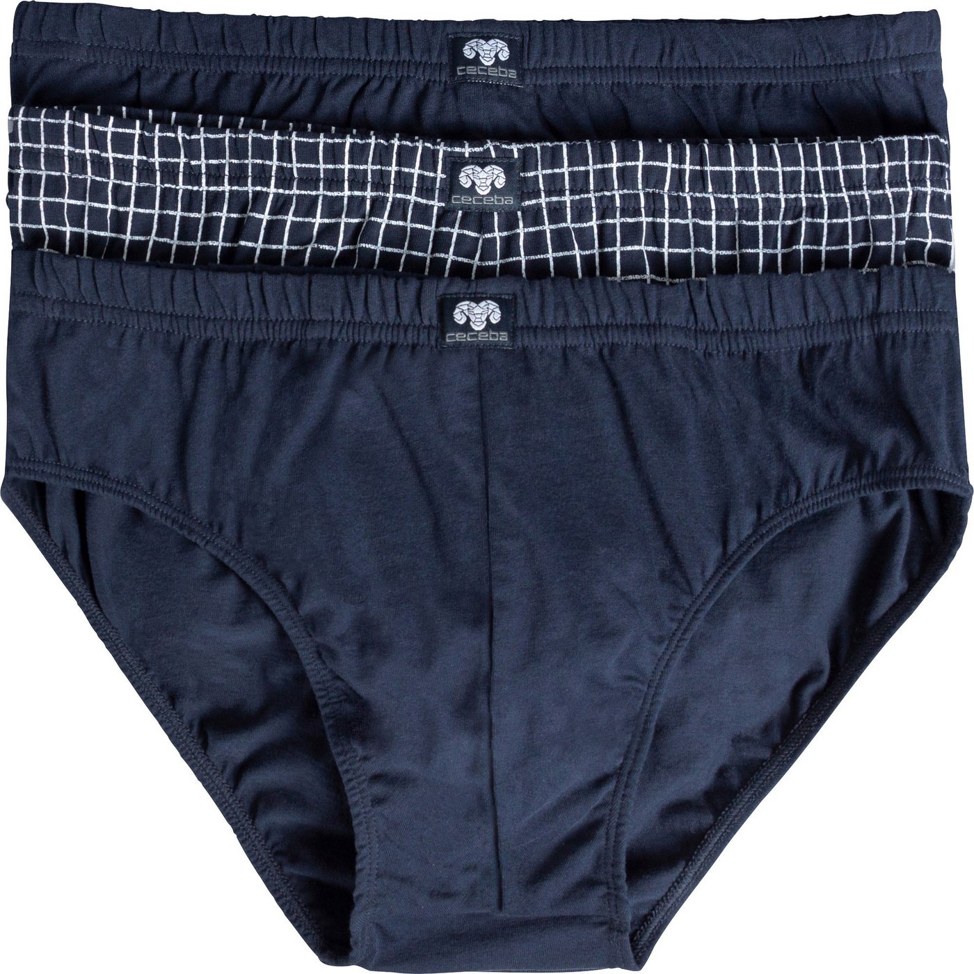 CECEBA Slip Bio Herren-Slip 3er-Pack Single-Jersey Uni CECEBA Slip Bio Herren-Slip 3er-Pack Single-Jersey Uni von CECEBA