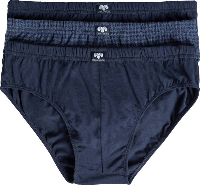 CECEBA Slip Bio Herren-Slip 3er-Pack Single-Jersey Uni von CECEBA