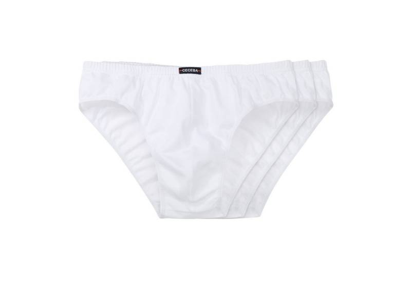 CECEBA Slip Bio Herren-Slip 3er-Pack Single-Jersey Uni von CECEBA