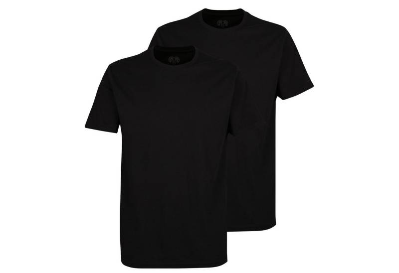 CECEBA T-Shirt Pure Cotton (2-tlg) Rundhalsausschnitt, kurzarm, uni, im 2er Pack von CECEBA