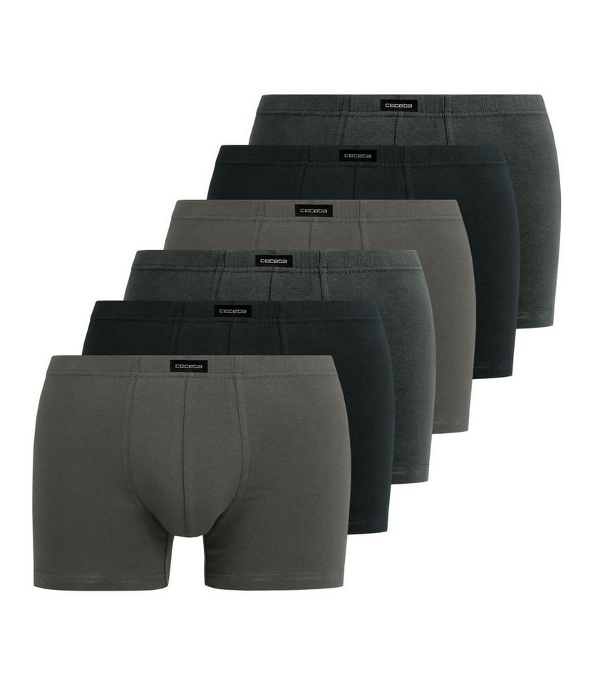 CECEBA Trunk Boxershorts (6-St) mit doppeltem Frontbereich ohne Eingriff von CECEBA