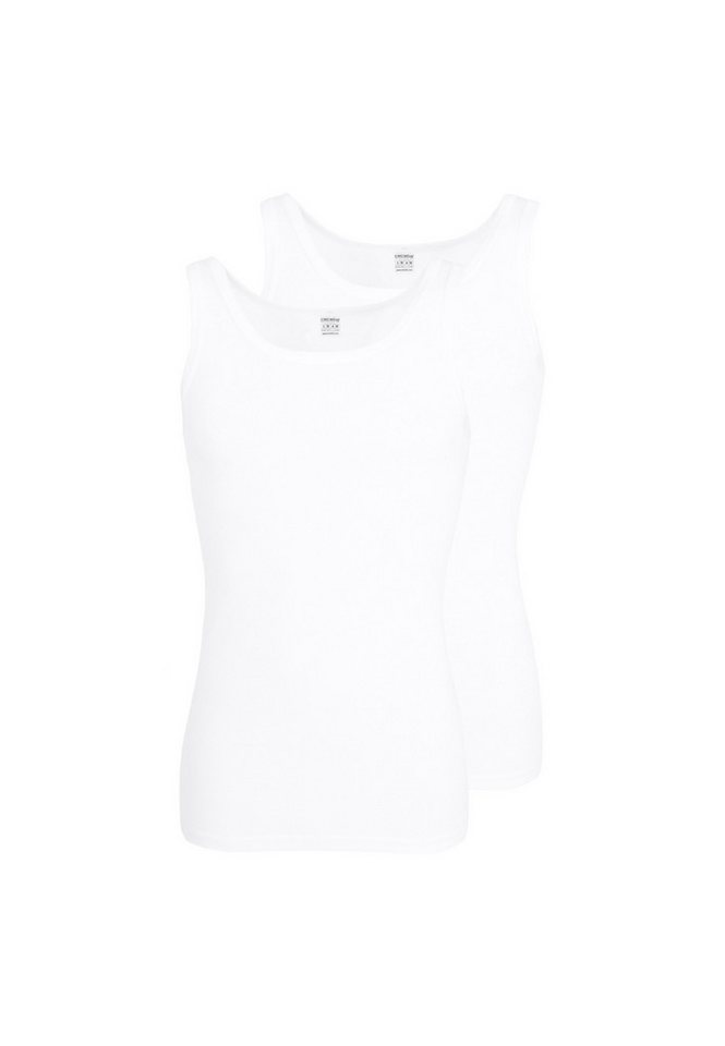 CECEBA Unterhemd Sportjacke 2er Pack weiss von CECEBA