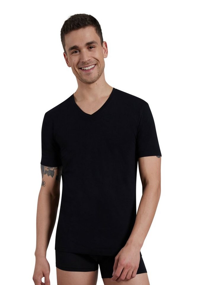 CECEBA Unterziehshirt CECEBA Herren Shirt schwarz uni (1-St) von CECEBA
