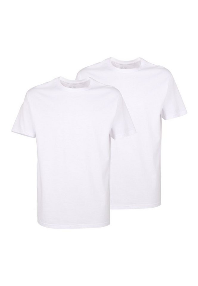 CECEBA Unterziehshirt CECEBA Herren T-Shirt weiß uni 2er Pack (2-St) von CECEBA