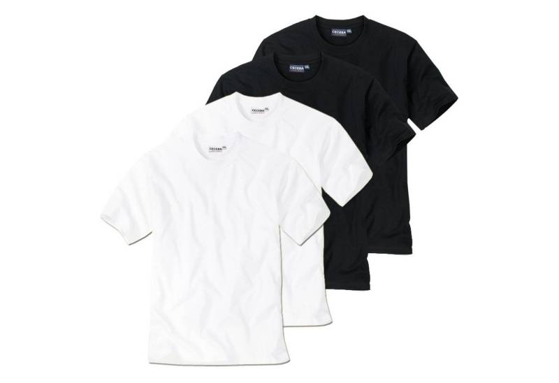 CECEBA Unterziehshirt T-Shirt (4-St) ohne Seitennaht von CECEBA