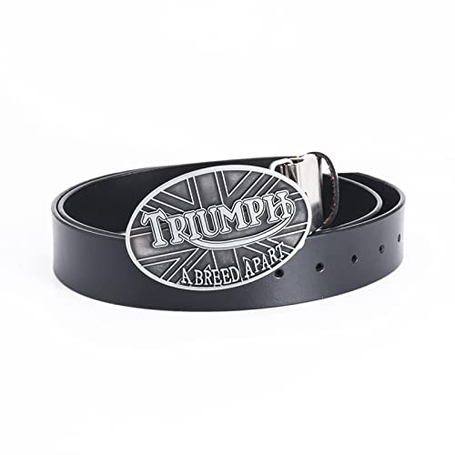 CECECOLEPansr Herren-Gürtel, Mode Persönlichkeit Triumph Schnalle Gürtel Männlich Jeans Bund Retro Punk Hip Hop Zubehör Hüftgurt Casual Cowboy Ledergürtel, Blackbelt Iron Clip, 115 cm (45,3 Zoll) von CECECOLEPansr