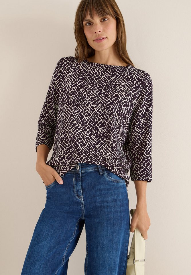 CECIL 3/4-Arm-Shirt mit Minimal Print von CECIL